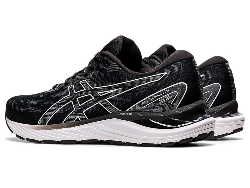 Asics Gel-cumulus 23 (2E) Tekaški Čevlji Moški Črne Bele | SI2086-568