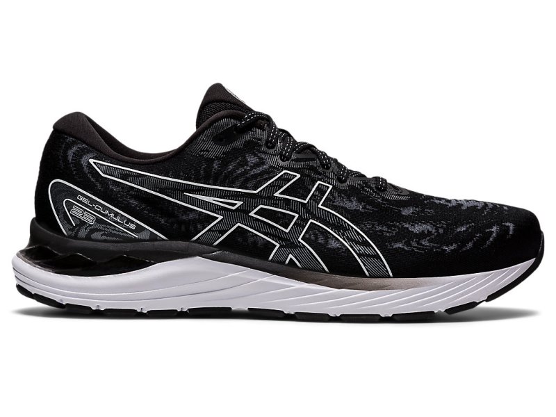 Asics Gel-cumulus 23 (2E) Tekaški Čevlji Moški Črne Bele | SI2086-568