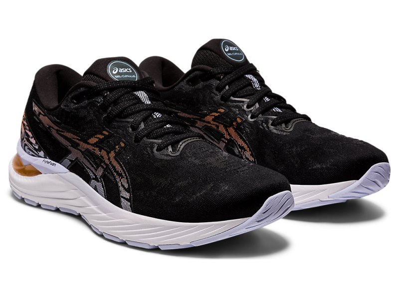 Asics Gel-cumulus 23 (D) Tekaški Čevlji Ženske Črne Oranžne | SI6227-359