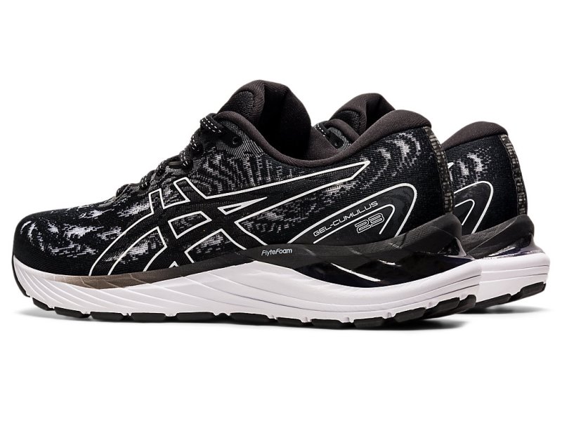 Asics Gel-cumulus 23 Tekaški Čevlji Ženske Črne Bele | SI6703-651