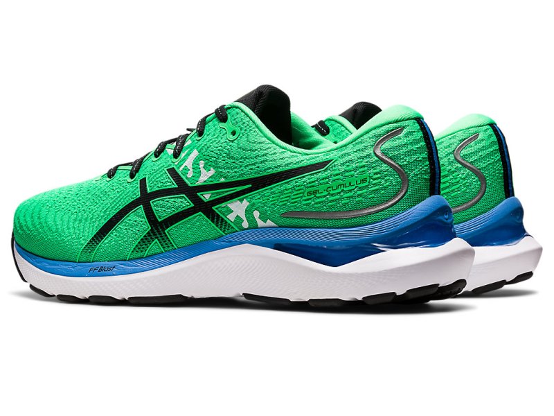 Asics Gel-cumulus 24 Ekiden Tekaški Čevlji Moški Turkizna Črne | SI3713-289