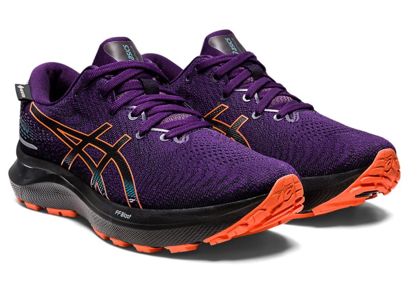 Asics Gel-cumulus 24 GTX Tekaški Čevlji Ženske Temno Vijolične Oranžne | SI0252-931