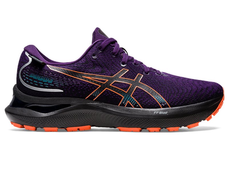 Asics Gel-cumulus 24 GTX Tekaški Čevlji Ženske Temno Vijolične Oranžne | SI0252-931