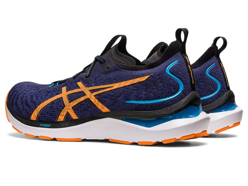 Asics Gel-cumulus 24 Mk Tekaški Čevlji Moški Indigo Modre Oranžne | SI1165-860