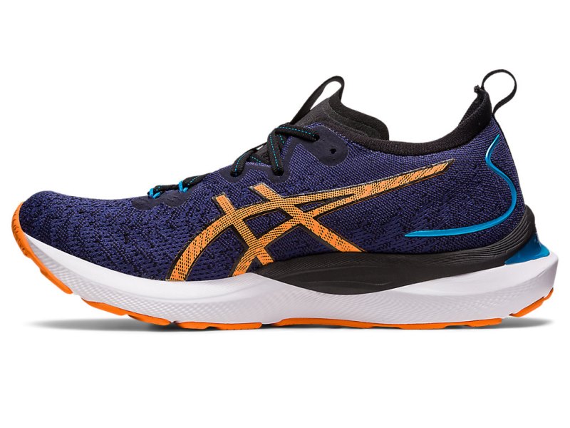 Asics Gel-cumulus 24 Mk Tekaški Čevlji Moški Indigo Modre Oranžne | SI1165-860