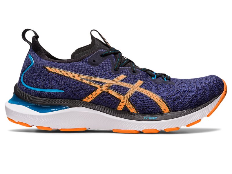 Asics Gel-cumulus 24 Mk Tekaški Čevlji Moški Indigo Modre Oranžne | SI1165-860