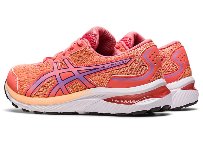 Asics Gel-cumulus 24 Športne Superge Otroški Koralne Vijolične | SI3169-121