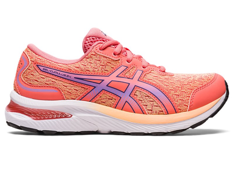 Asics Gel-cumulus 24 Športne Superge Otroški Koralne Vijolične | SI3169-121