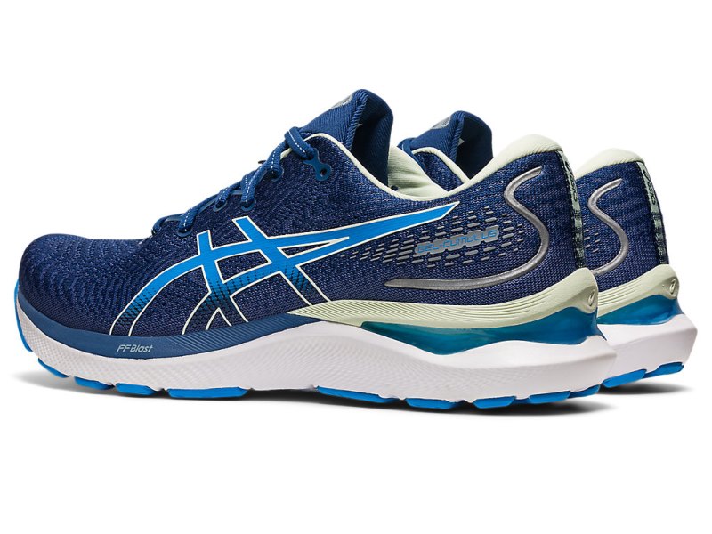 Asics Gel-cumulus 24 Tekaški Čevlji Moški Črne Modre Modre | SI4603-139