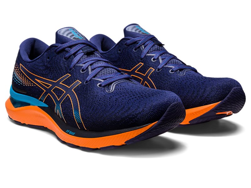 Asics Gel-cumulus 24 Tekaški Čevlji Moški Indigo Modre Oranžne | SI4741-872