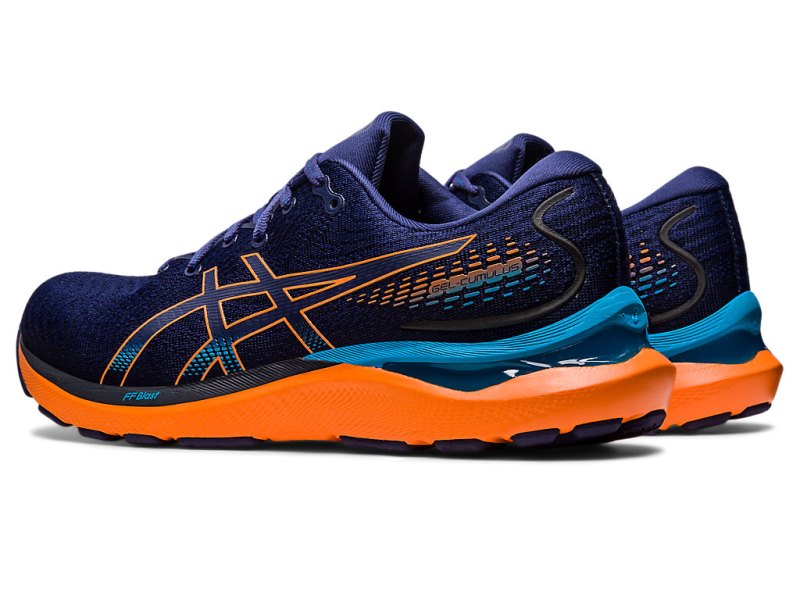 Asics Gel-cumulus 24 Tekaški Čevlji Moški Indigo Modre Oranžne | SI4741-872