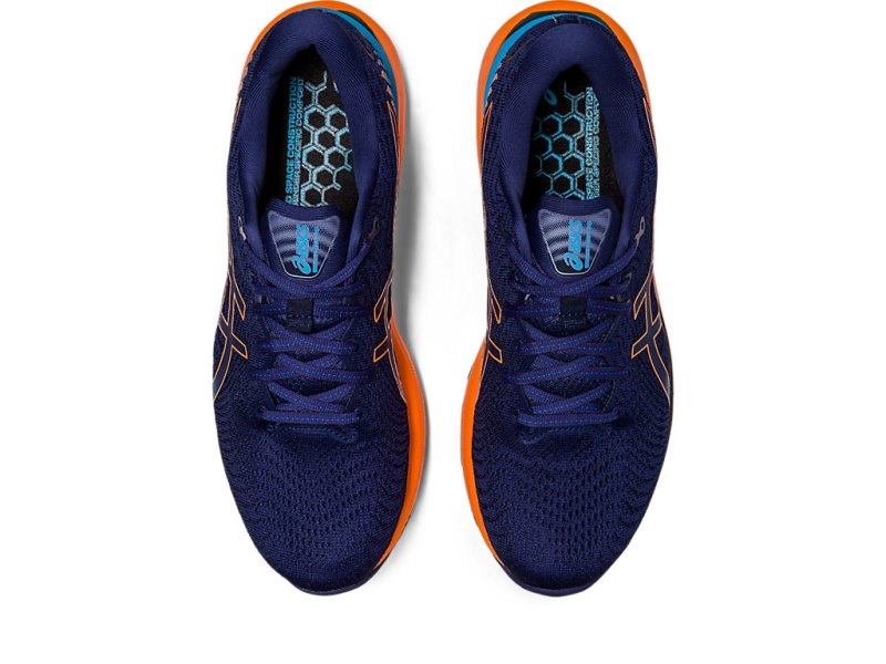 Asics Gel-cumulus 24 Tekaški Čevlji Moški Indigo Modre Oranžne | SI4741-872