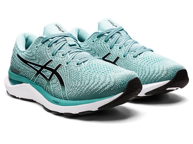 Asics Gel-cumulus 24 Tekaški Čevlji Ženske Zelene Črne | SI1135-311