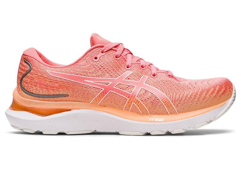 Asics Gel-cumulus 24 Tekaški Čevlji Ženske Koralne Bele | SI4457-609