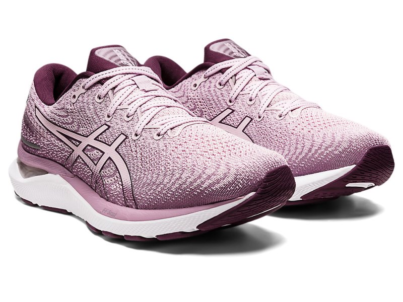 Asics Gel-cumulus 24 Tekaški Čevlji Ženske Roza Temno Vijolične | SI7602-050