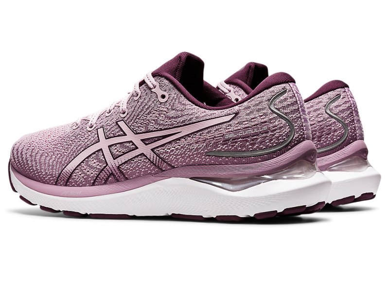 Asics Gel-cumulus 24 Tekaški Čevlji Ženske Roza Temno Vijolične | SI7602-050