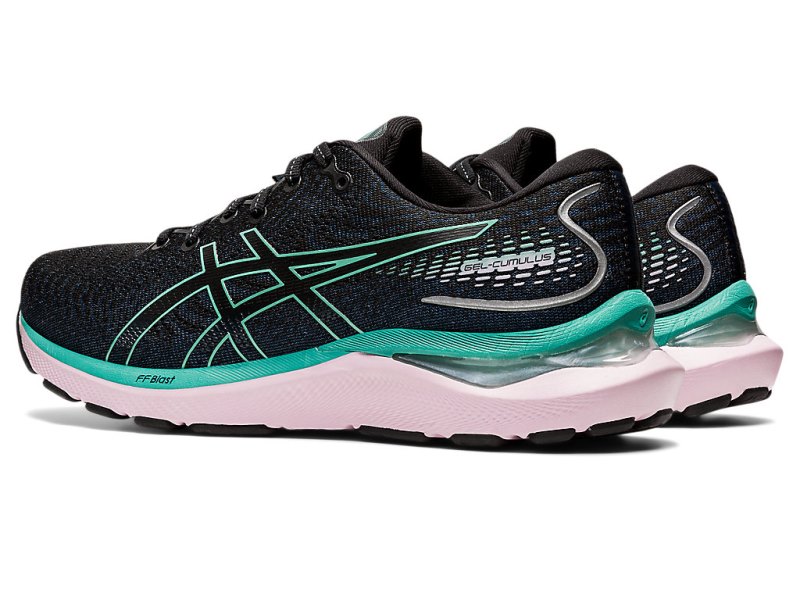 Asics Gel-cumulus 24 Tekaški Čevlji Ženske Črne Olivno Zelene | SI8600-412