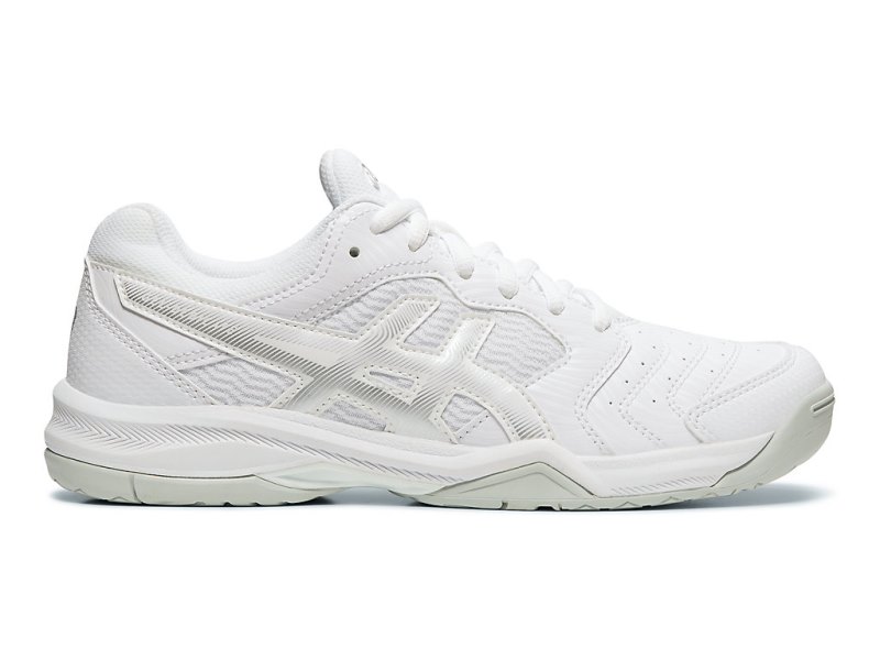 Asics Gel-dedicate 6 Teniški Copati Ženske Bele Srebrne | SI2780-151