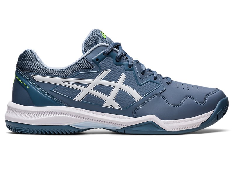 Asics Gel-dedicate 7 Clay Teniški Copati Moški Sive Modre Bele | SI0022-350