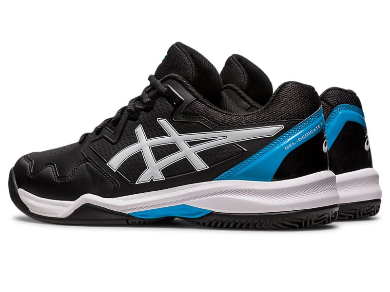 Asics Gel-dedicate 7 Clay Teniški Copati Moški Črne Modre | SI0815-799