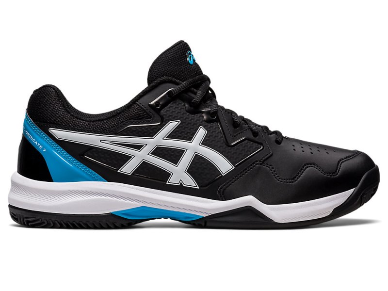 Asics Gel-dedicate 7 Clay Teniški Copati Moški Črne Modre | SI0815-799