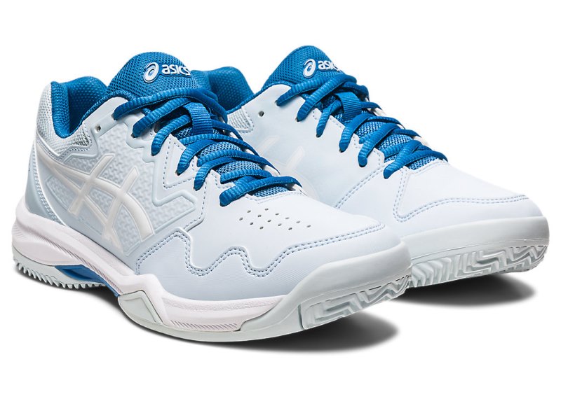 Asics Gel-dedicate 7 Clay Teniški Copati Ženske Svetlo Modre Bele | SI3770-417