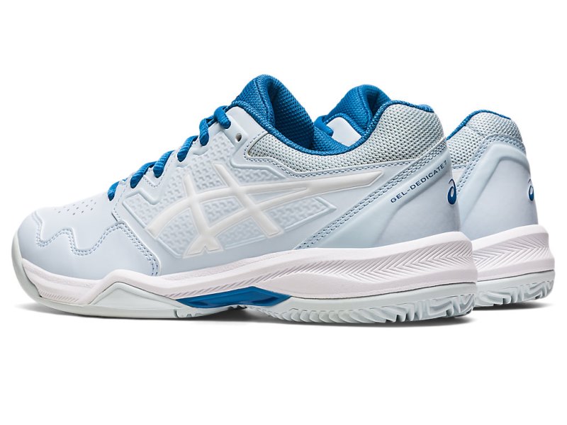 Asics Gel-dedicate 7 Clay Teniški Copati Ženske Svetlo Modre Bele | SI3770-417