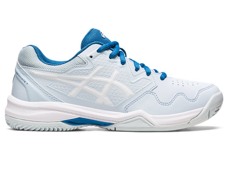 Asics Gel-dedicate 7 Clay Teniški Copati Ženske Svetlo Modre Bele | SI3770-417