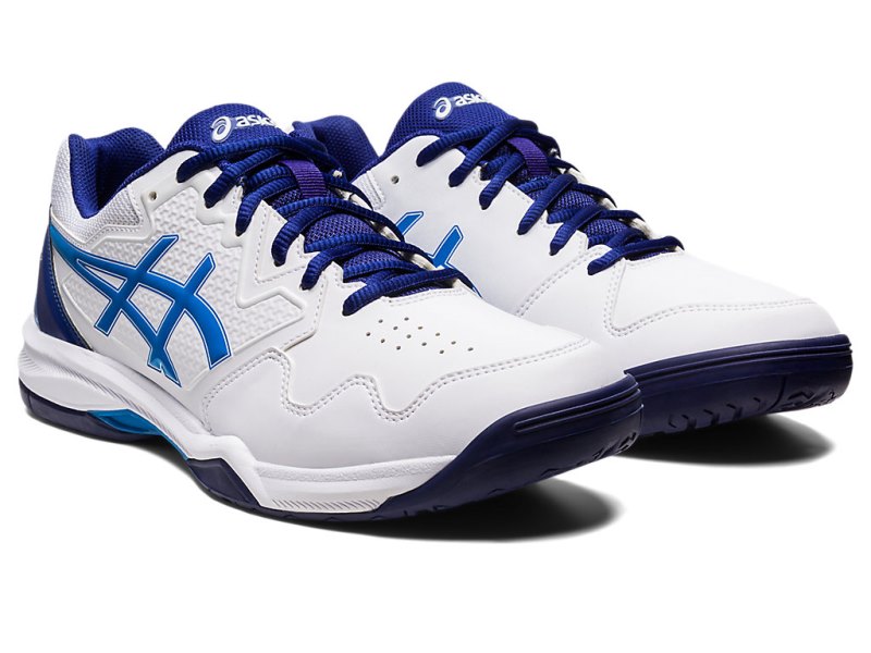 Asics Gel-dedicate 7 Teniški Copati Moški Bele Modre | SI3289-876