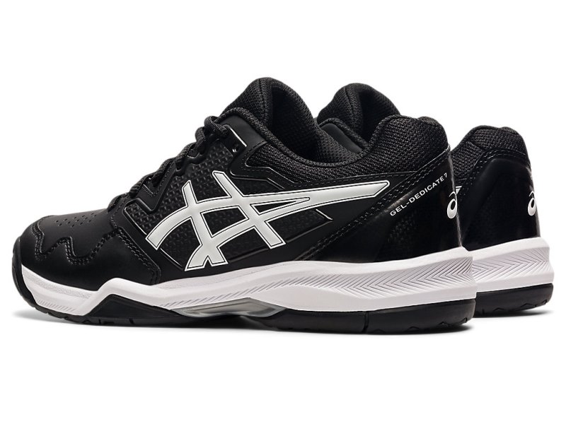 Asics Gel-dedicate 7 Teniški Copati Ženske Črne Bele | SI5218-348