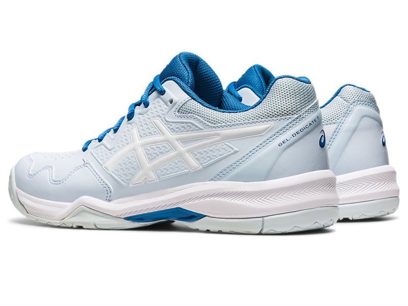 Asics Gel-dedicate 7 Teniški Copati Ženske Svetlo Modre Bele | SI5574-647