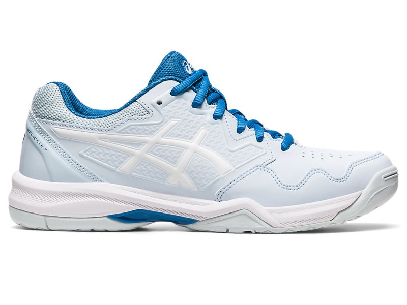 Asics Gel-dedicate 7 Teniški Copati Ženske Svetlo Modre Bele | SI5574-647