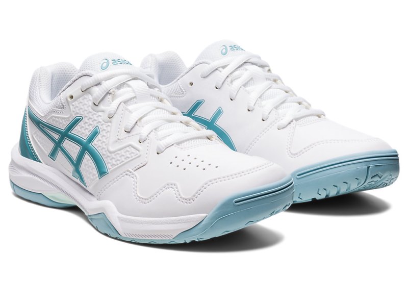 Asics Gel-dedicate 7 Teniški Copati Ženske Bele Modre | SI9460-350