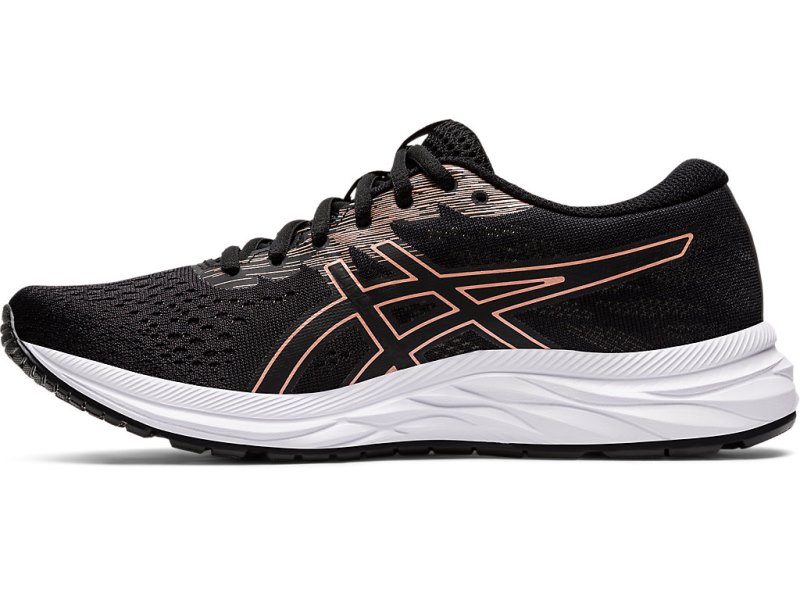 Asics Gel-eXCite 7 Tekaški Čevlji Ženske Črne Roza Zlate | SI1819-776