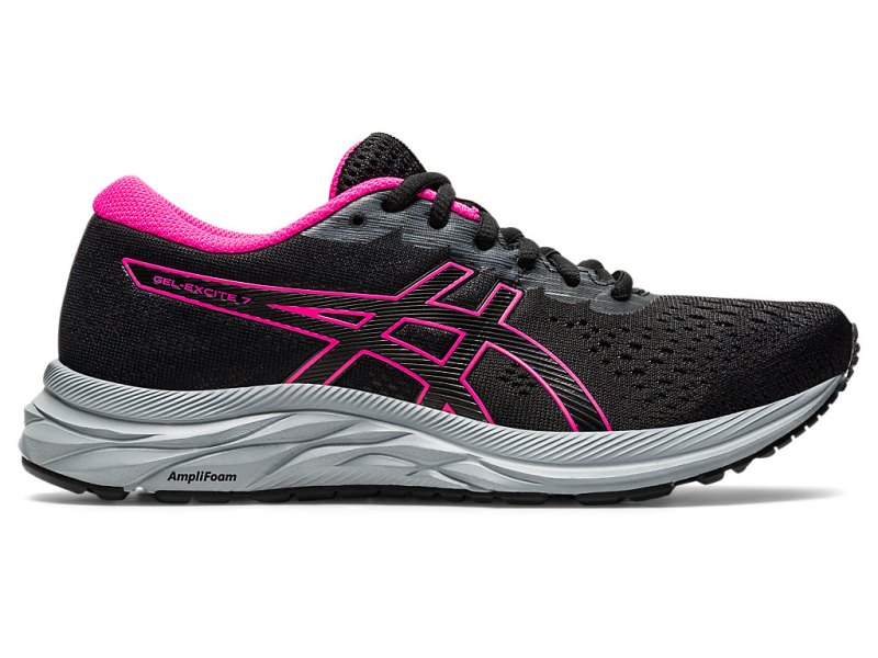 Asics Gel-eXCite 7 Tekaški Čevlji Ženske Črne Sive | SI2137-232