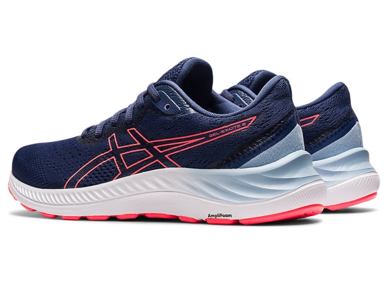 Asics Gel-eXCite 8 (D) Tekaški Čevlji Ženske Modre Koralne | SI1369-027