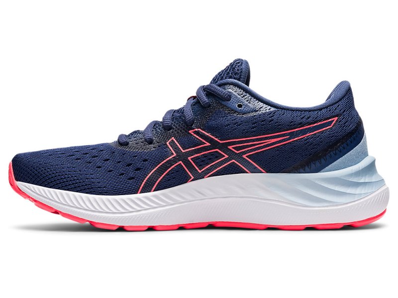 Asics Gel-eXCite 8 (D) Tekaški Čevlji Ženske Modre Koralne | SI1369-027