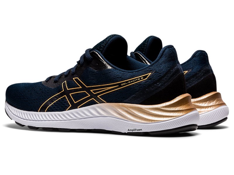 Asics Gel-eXCite 8 (D) Tekaški Čevlji Ženske Modre Rumene | SI7820-016