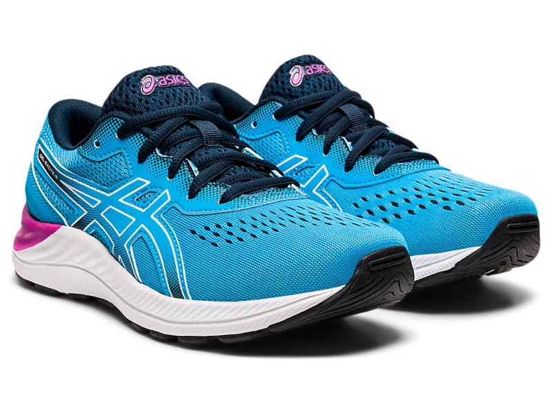 Asics Gel-eXCite 8 Športne Superge Otroški Svetlo Turkizna Bele | SI7639-227