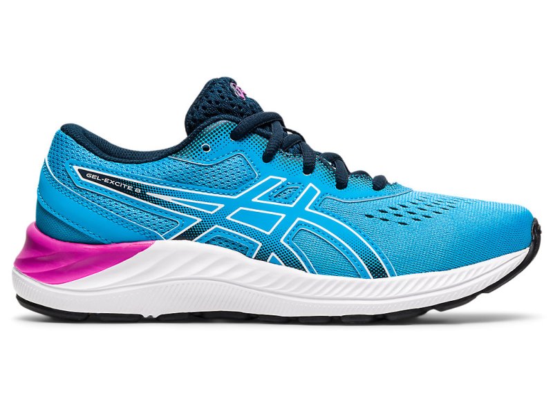 Asics Gel-eXCite 8 Športne Superge Otroški Svetlo Turkizna Bele | SI7639-227