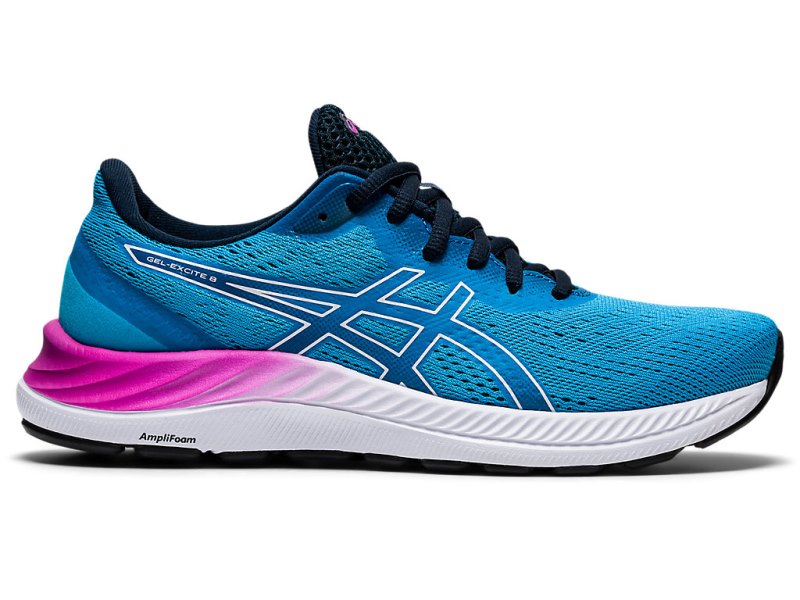 Asics Gel-eXCite 8 Tekaški Čevlji Ženske Svetlo Turkizna Bele | SI2096-818