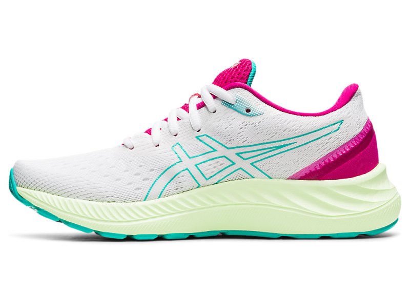 Asics Gel-eXCite 8 Tekaški Čevlji Ženske Bele Zelene | SI2253-694