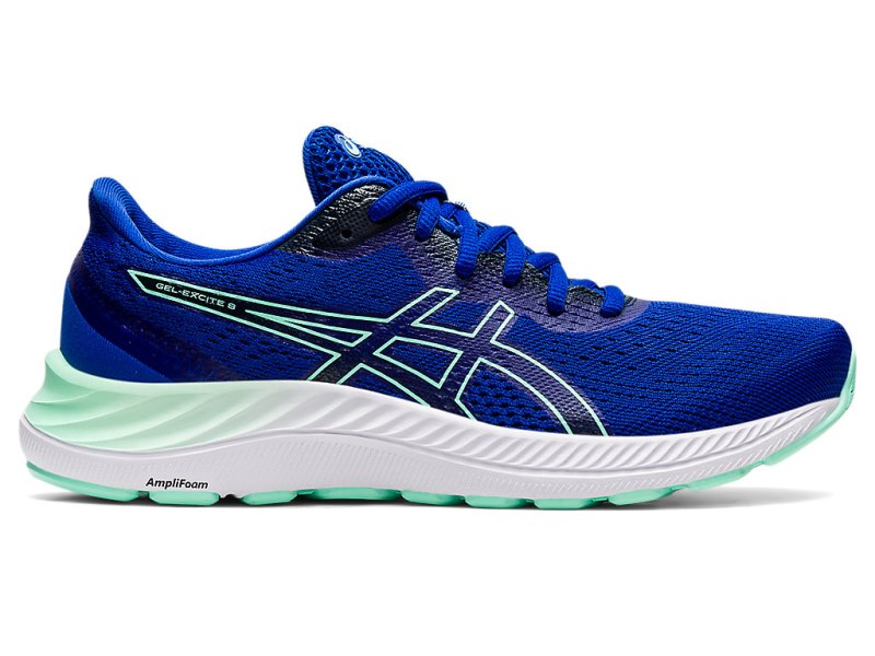 Asics Gel-eXCite 8 Tekaški Čevlji Ženske Modre Svetlo Zelene | SI8635-081