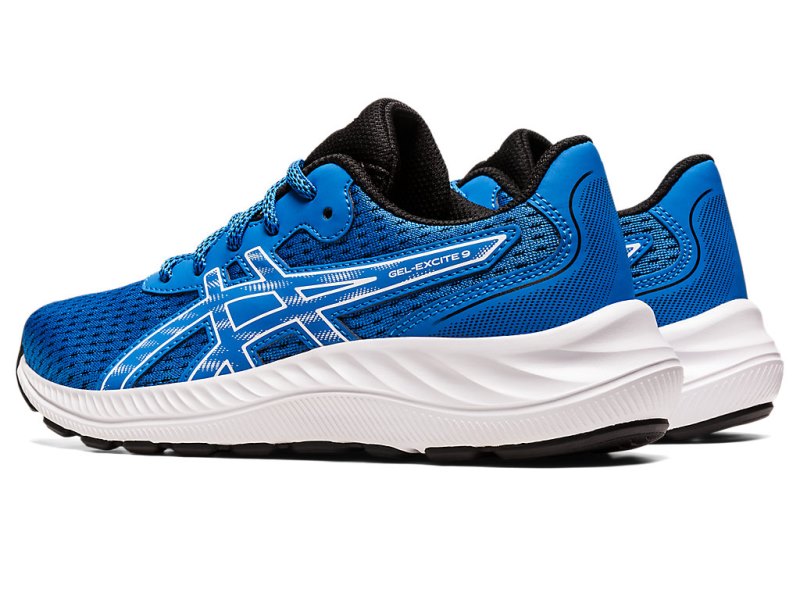 Asics Gel-eXCite 9 Športne Superge Otroški Modre Bele | SI1677-194