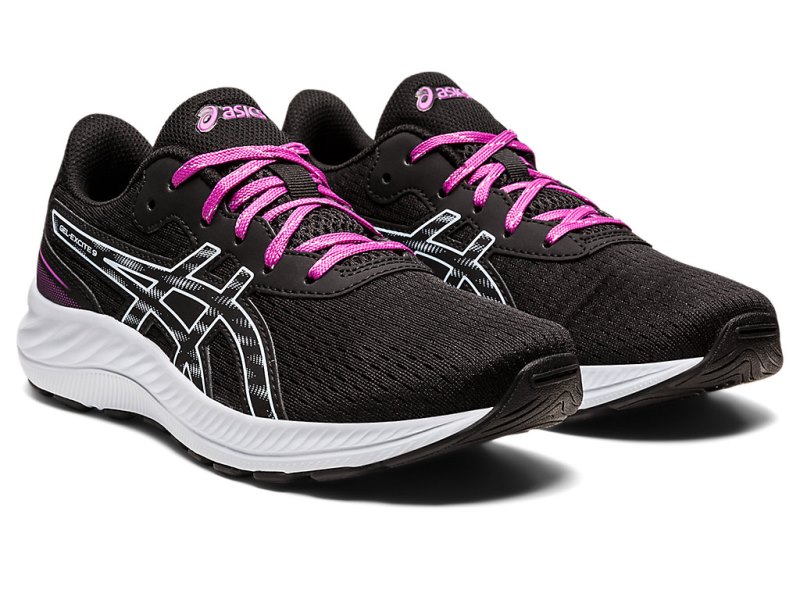 Asics Gel-eXCite 9 Športne Superge Otroški Črne Svetlo Modre | SI2154-075