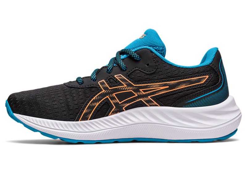 Asics Gel-eXCite 9 Športne Superge Otroški Črne Oranžne | SI2398-238