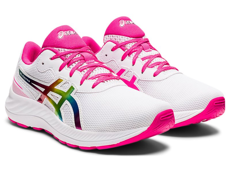 Asics Gel-eXCite 9 Športne Superge Otroški Bele Roza | SI4489-159