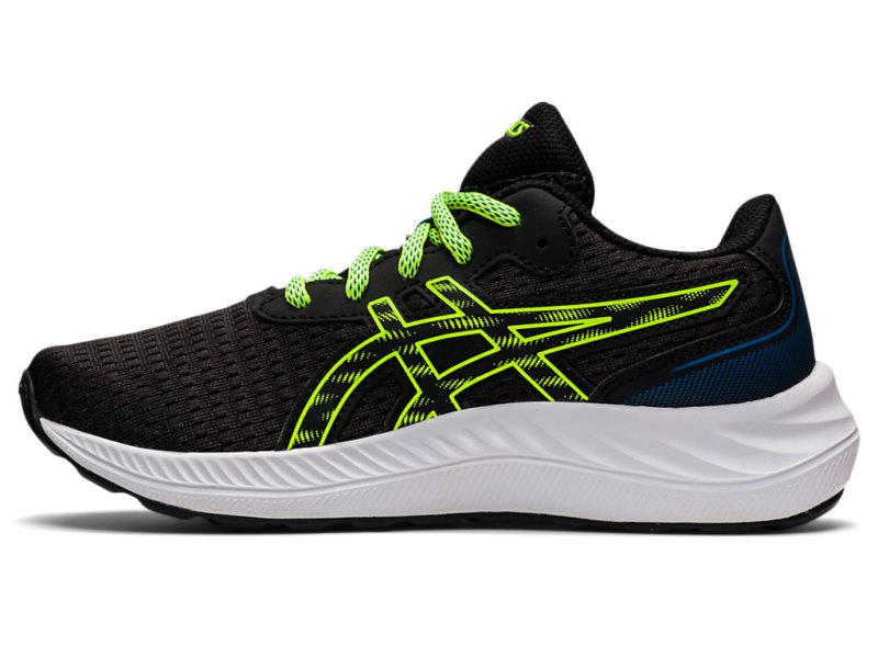 Asics Gel-eXCite 9 Športne Superge Otroški Črne Zelene | SI6103-527