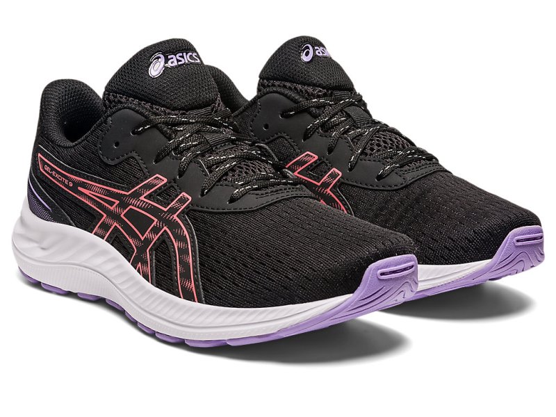 Asics Gel-eXCite 9 Športne Superge Otroški Črne Koralne | SI8867-043