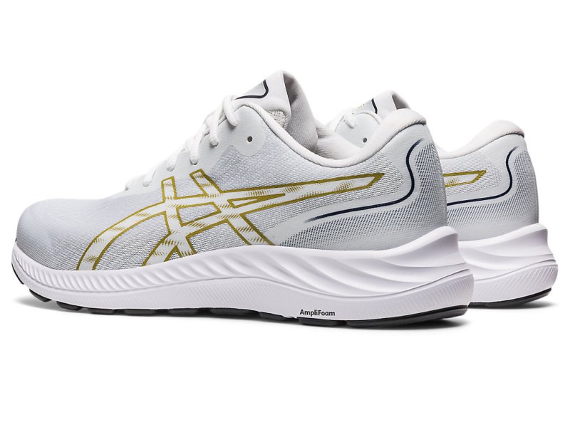 Asics Gel-eXCite 9 Tekaški Čevlji Moški Bele Olivno Zelene | SI3699-586